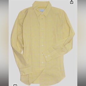 NEW Liz Claiborne 🌼Yellow Button Up Cotton Shirt